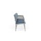 Lesro Lenox Steel 4 Seat Tandem Seating Metal Frame, Silver, RS Rain Song Back, MD Titan Seat LS4103 - alternate 2